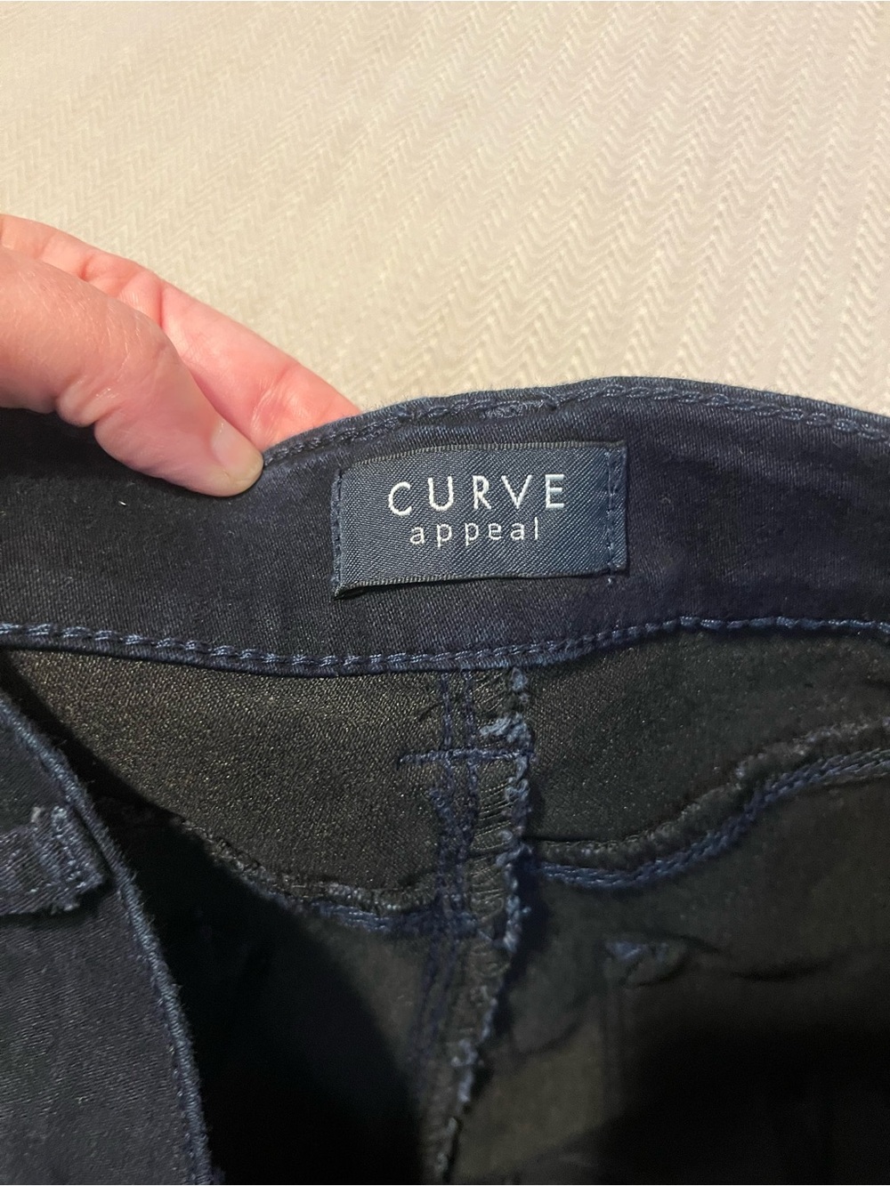 Curve Appeal Dark Indigo Wash Flare Leg Sailor Jeans. Size 10/30. - Picture 5 of 7